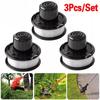 3PCS For Black & Decker GL250 GL310 Trimmer Heads Strimmer Bump Feed Line Spool