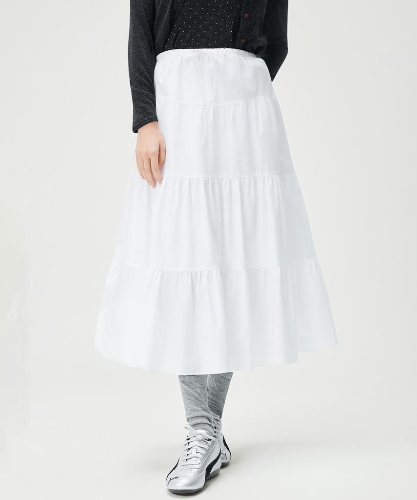 MIXXO Многоярусная Длинная Юбка