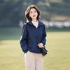 New Design Blue Jacket Thin Coat Women's Casual Versatile Jacket Top