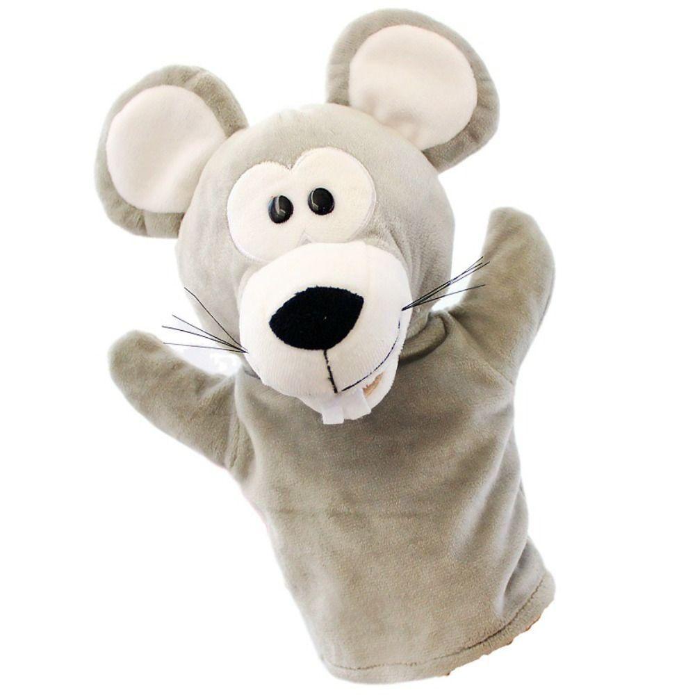 Cartoon Plushed Doll Soft Anime Doll Universal Hand Finger Puppet Narrate
