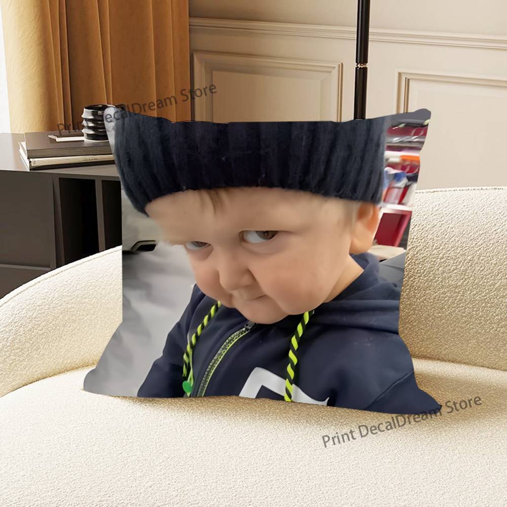 Funny Hasbulla Magomedov Meme Cushion For Bedroom Car Coffee Shop Room and Living Room Sofa Decorative Pillow Cover Case