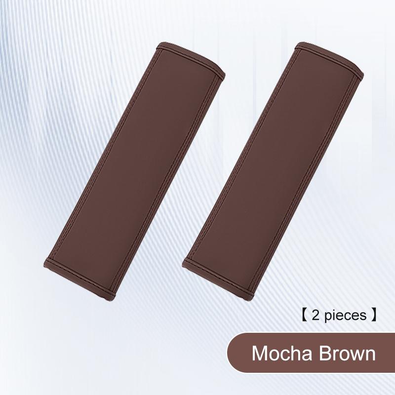 For BMW E36 E87 E61 1 3 5 7 Series E91 E53 E34 E83 E46 Car Shoulder Protector Pad Leather Interior Safety Belt Cover Accessories