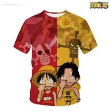 Men's Fashion One Piece T-Shirt Zoro Art Print Boys Clothes Girls Short Sleeve Men Jersey Lightweight Tops