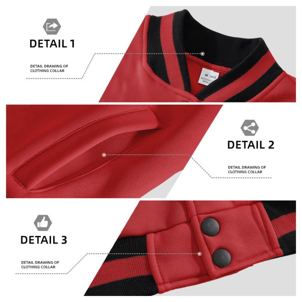 2025 Европейская и американская мужская модная осенне-зимняя куртка-кардиган на пуговицах в стиле бейсбольной куртки пэчворк