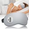 WEIPAI Hot Eye Mask Rechargeable Eye Mask Cordless Multifunctional Eye Warmer Size Adjustable Blackout Timer Function 3 Level Heating Vibration Mode