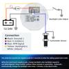 Тахометр 3K/4K/6K/7K/8K об/мин 7-цветная подсветка 52 мм Датчик оборотов Универсальный Для 12В 24В Автомобиля Лодки Морской Автозапчасти Измеритель оборотов