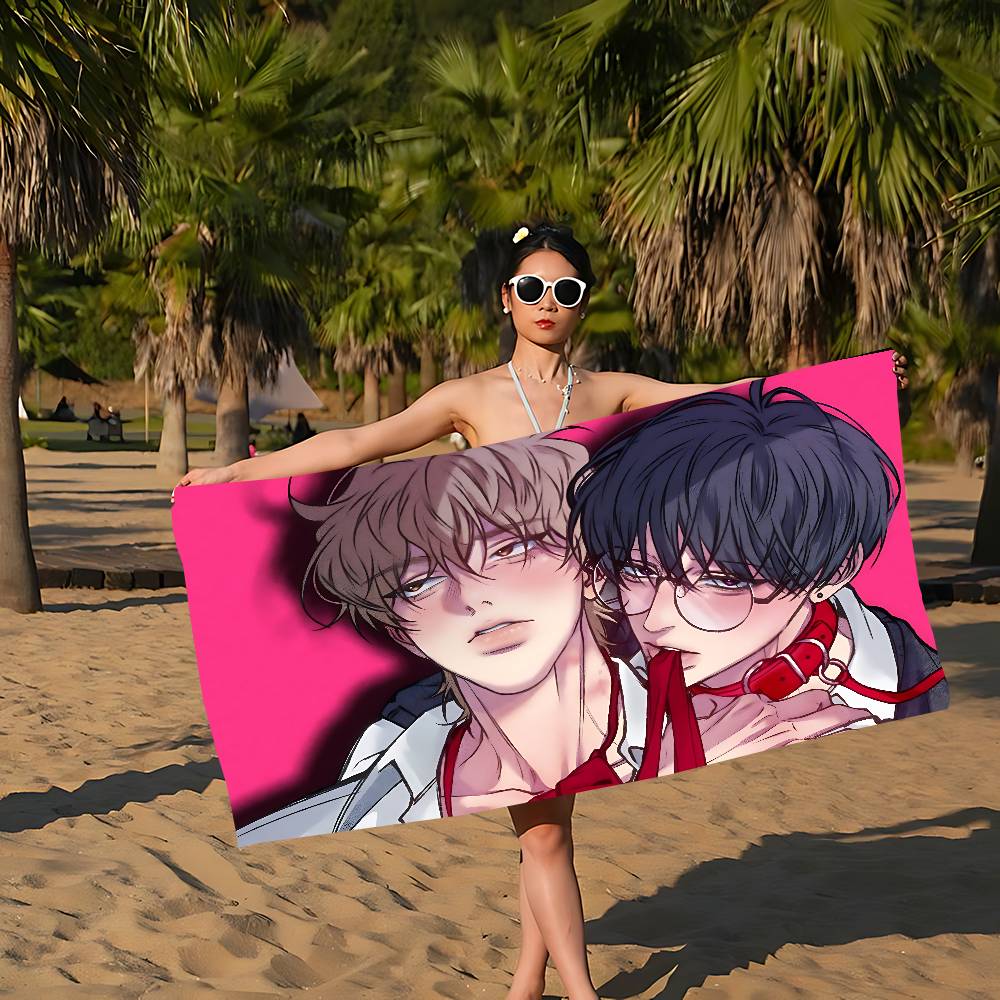 negative Love bl Big Microfiber Beach Towels Quick Dry Towel Sand Beach Towels Pool Towel for Travel Swim Pool Yoga