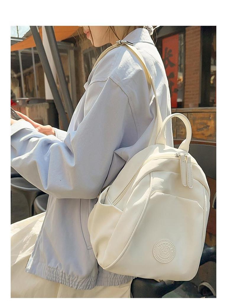 Весенняя прогулка Женский легкий многофункциональный рюкзак - Большая вместимость, двойной плечевой, повседневная сумка для мамы