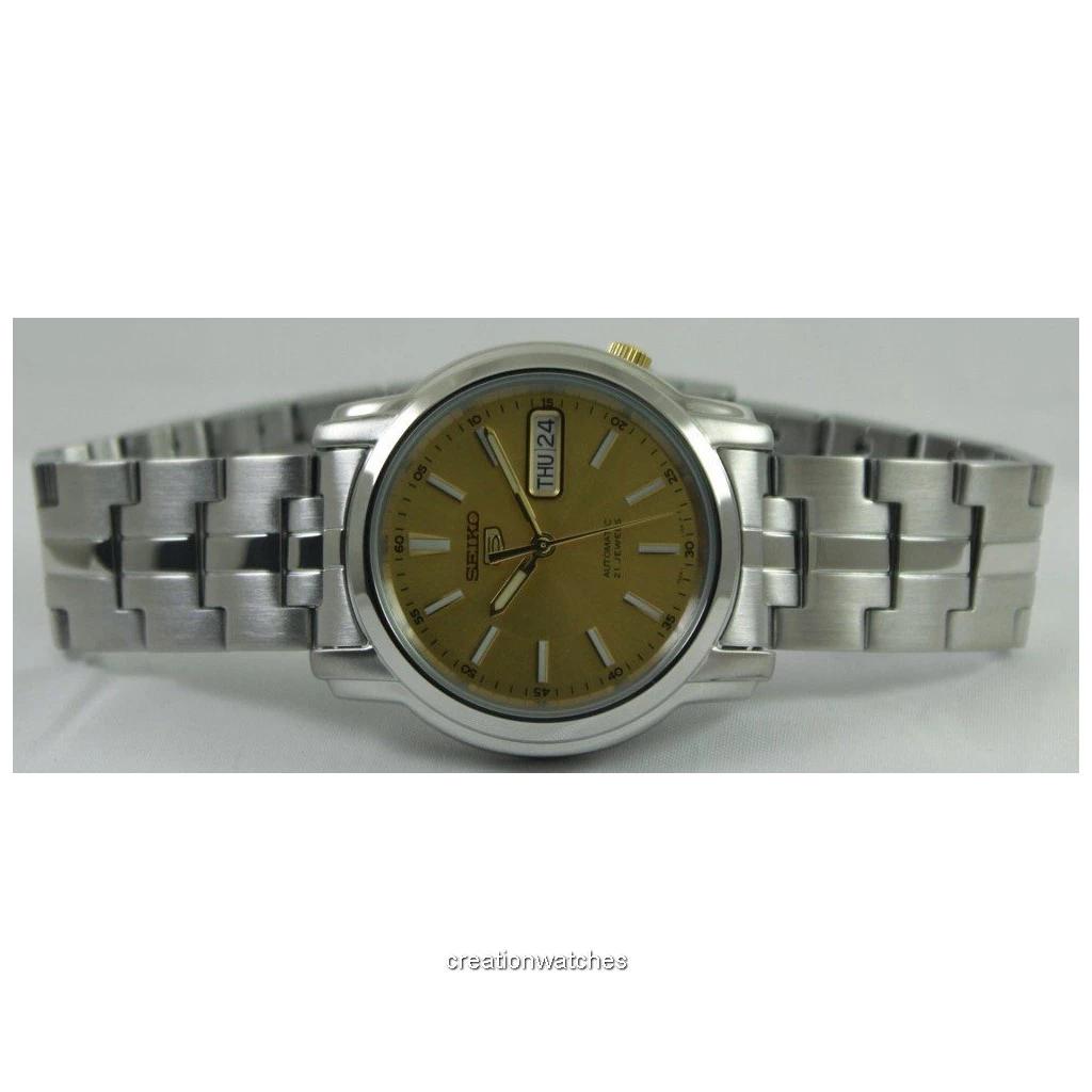 Seiko 5 автоматических 21 камень SNKL81 SNKL81K1 SNKL81K Мужские часы