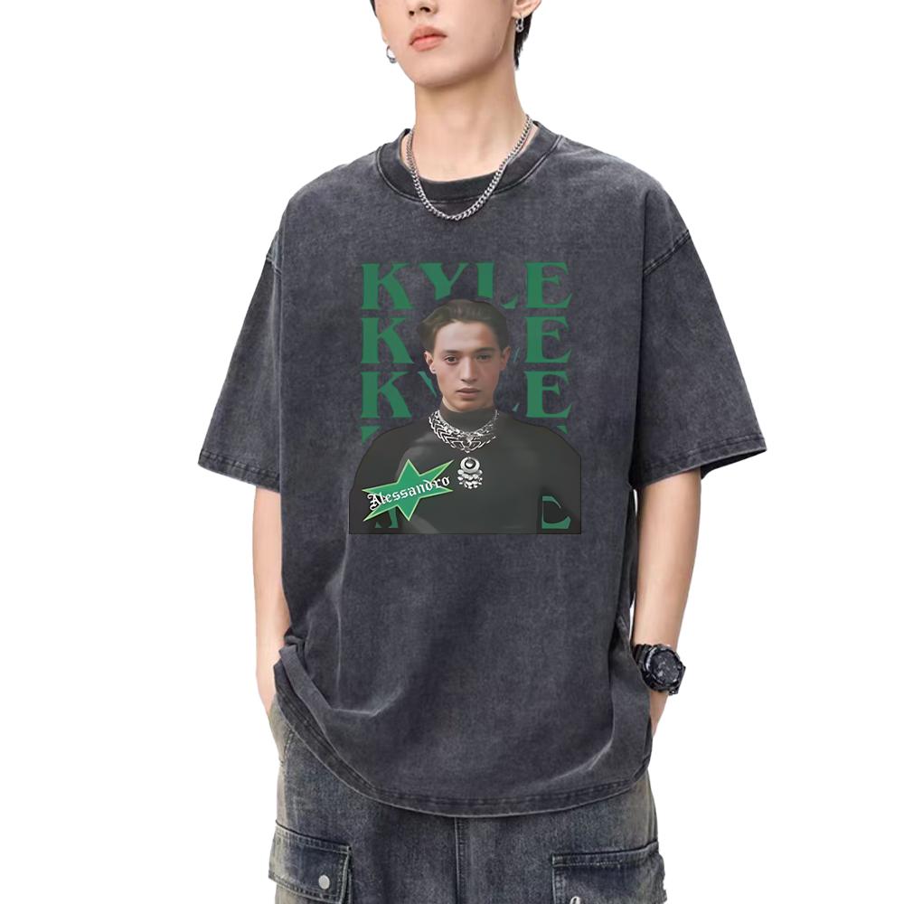 Arrival Kyle Alessandro T shirt Men Womens Trend High Quality Tee shirt Hip Hop streetwear short sleeve Cotton gothic tshirts