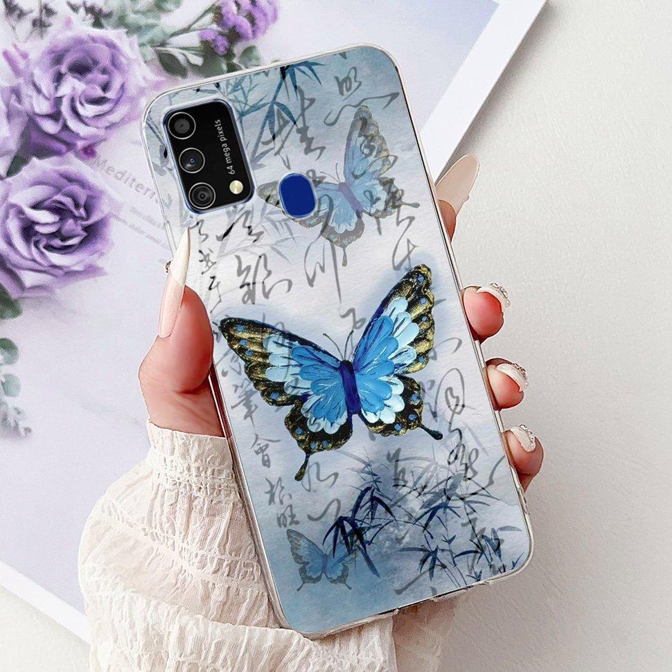 Cute Cat Caroon Cover For Samsung Galaxy A21s Case Soft Silicone Fundas Phone Cases For Samsung A 21s A21s SM-A217F Full Bumper