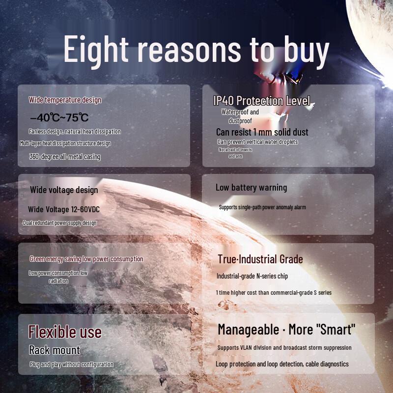 H3C IE4320-28S-HPWR 28-Port Industrial L3 PoE Switch