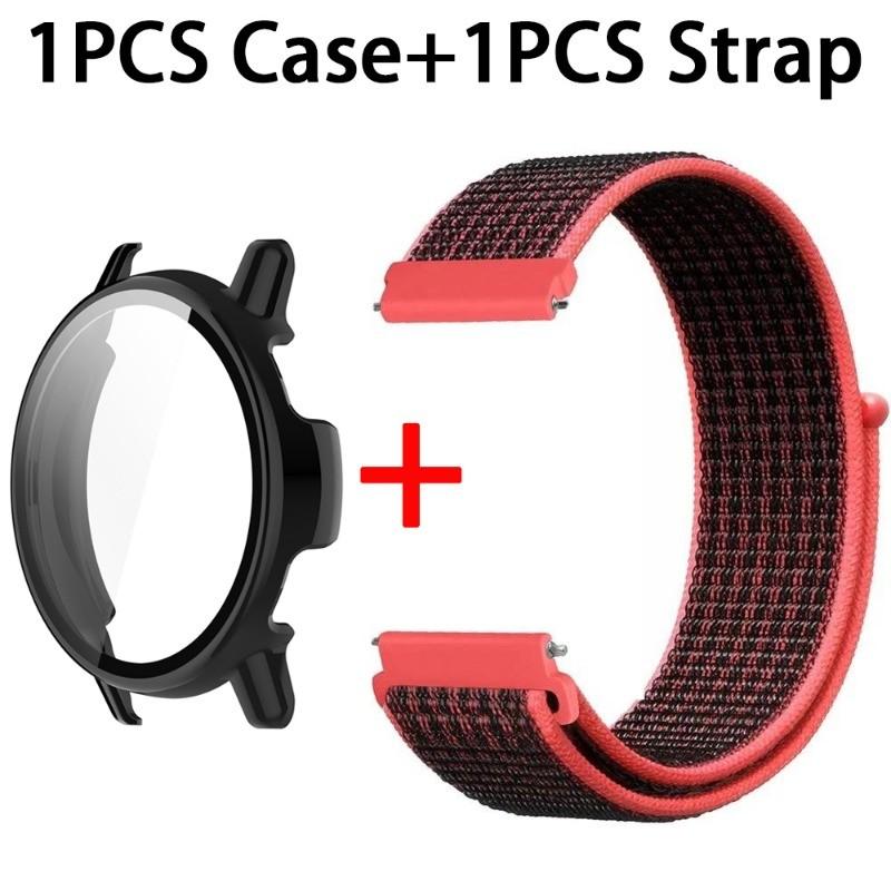 Nylon WatchBand + Case Cover for Garmin Vivoactive 5 / Active 5 Wristband Protective Shell Loop Strap Vivoactive5 Watch