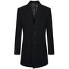 Baoxiniao Men's Mid-Length Pure Wool Overcoat