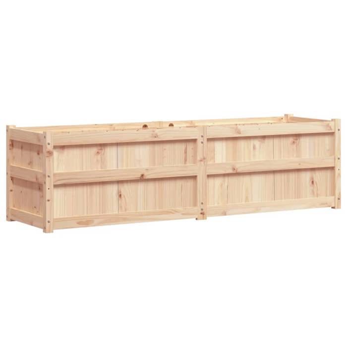 VidaXL Jardinière 180x50x50 cm bois de pin massif 837504