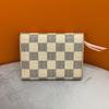 [Б/У] Кошелек Louis Vuitton Victorine 'Белый дамие азур' - Очень хорошее состояние #1WB4KXW