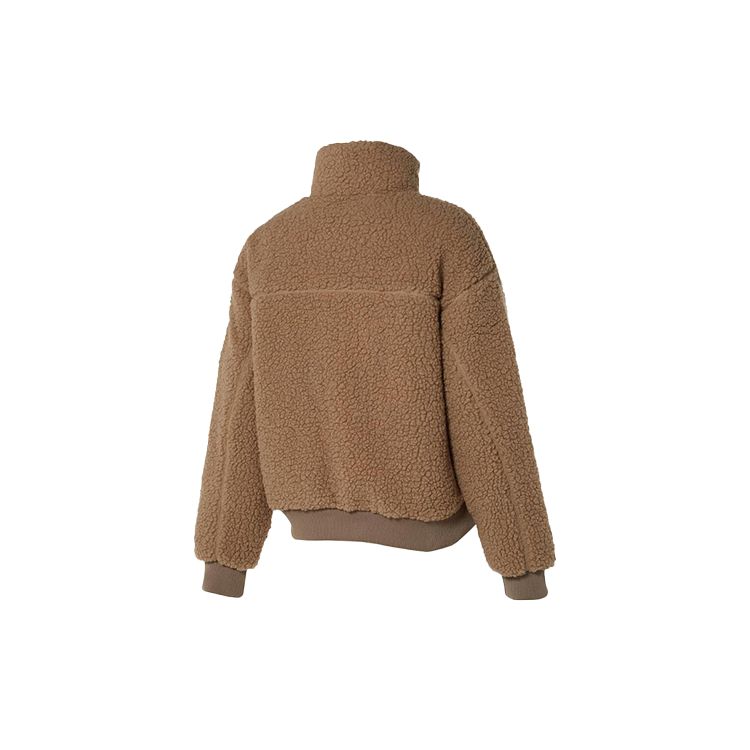 Puma Короткая двусторонняя куртка из овечьего флиса с воротником-стойкой, женские куртки коричневого цвета, розового цвета 929815-01