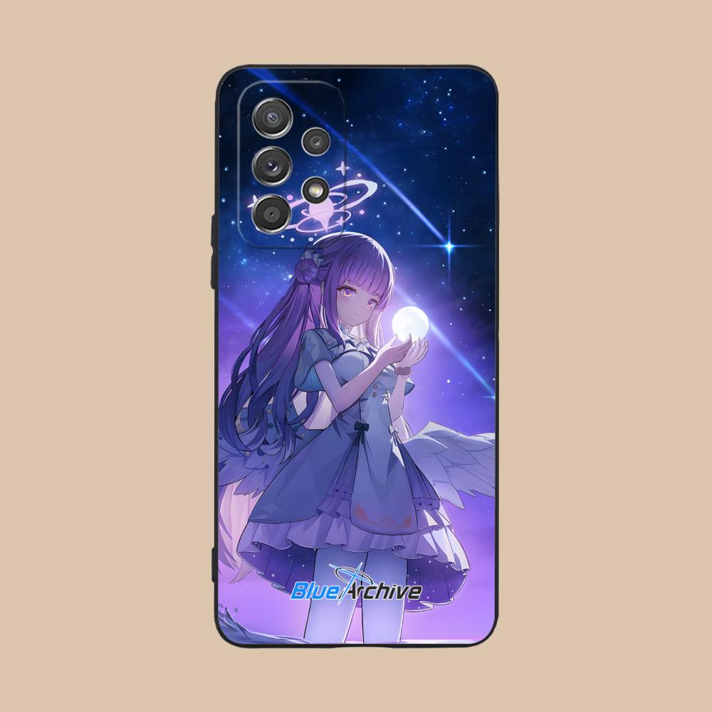 Чехол для телефона Blue Archive Мисоно Мика для Samsung Galaxy A56 55 54 53 52 51 36 35 34 23 16 15 5G Цветная обложка Чехол Смартфон
