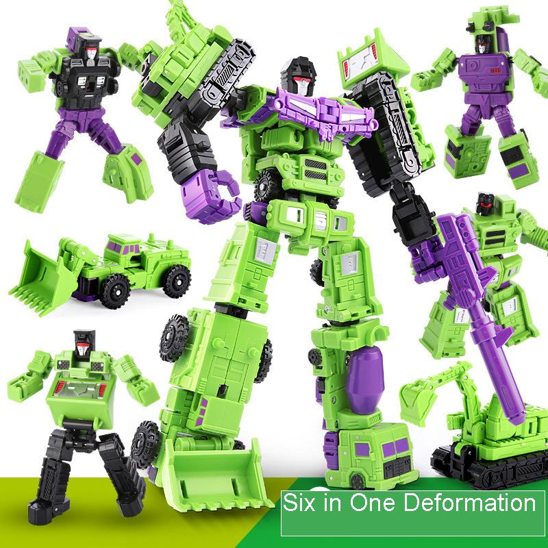 Трансформация 6 в 1 Модель Фигурка Робот Игрушки