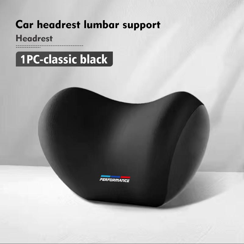 tclvr3 For BMW Car Seat Headrest Neck Pillow Waist Lumbar Support Cushion 1 2 3 5 7 Series X1 X2 X3 X4 X5 X6 G20 G30 G11 G12
