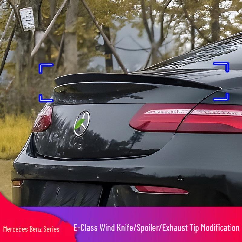 Mercedes-Benz E-Class E260L/E300L AMG Wind Deflector, Front Lip, Rear Spoiler, Diffuser, Tailpipe & Mirror Covers