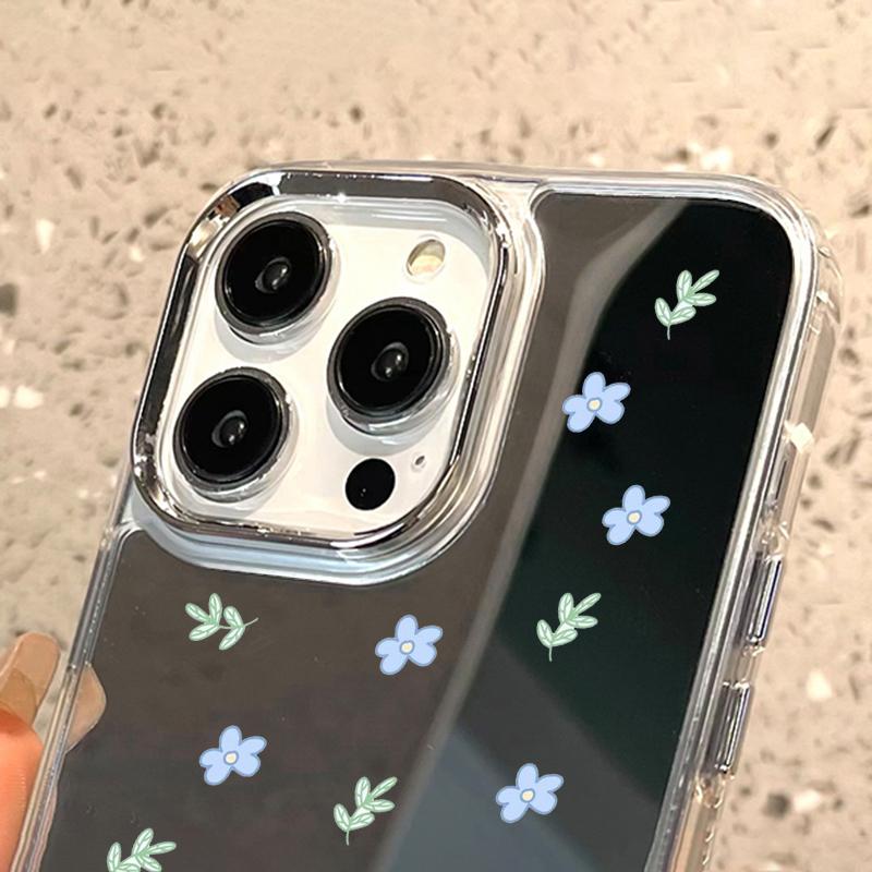 Чехлы для мобильных телефонов iPhone 11 13 XR 15 Pro Max 12 14 Pro Max Чехол iPhone 16 XS Max Зеркальный защитный чехол Зеркальный Изысканный мультяшный водонепроницаемый