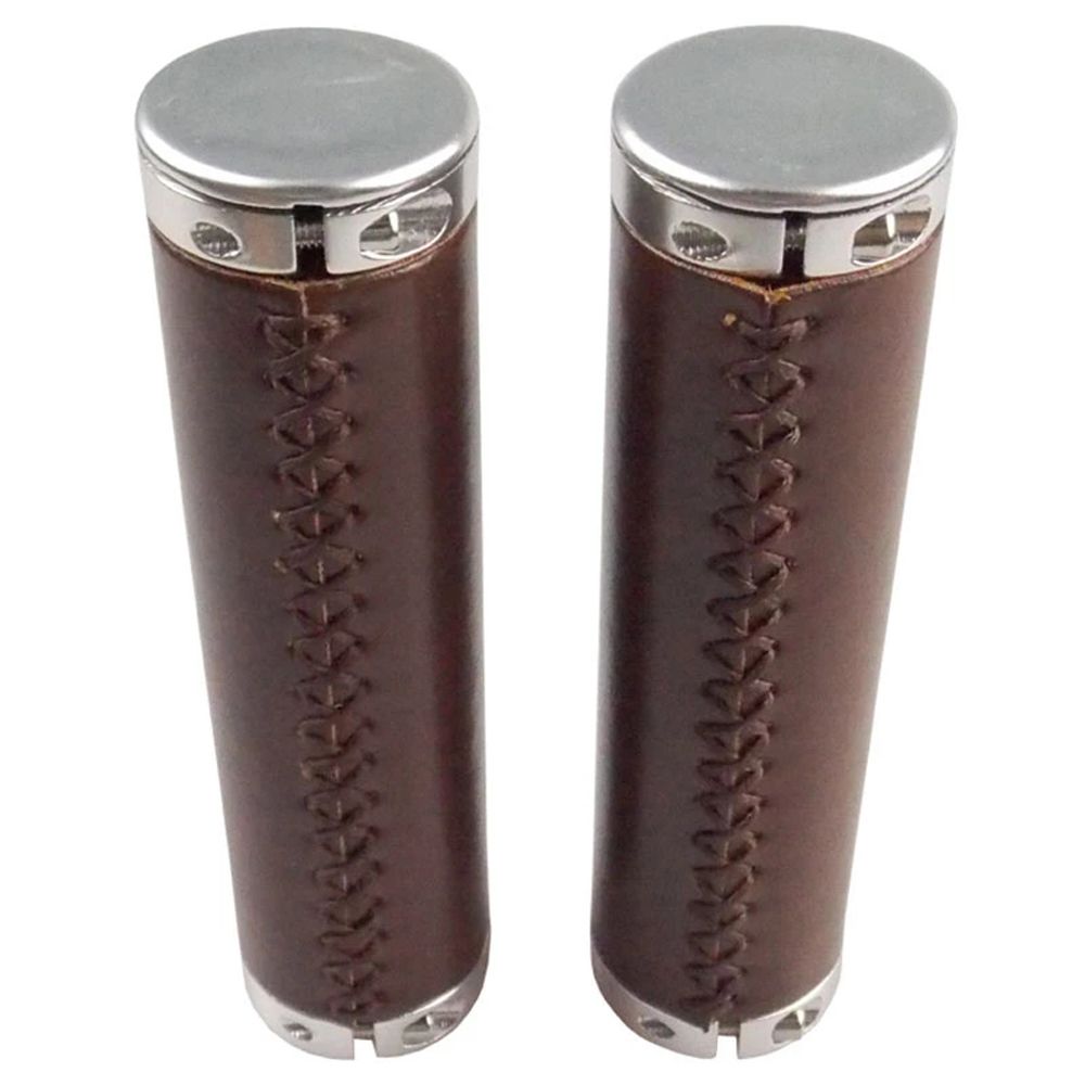 Bike Anti Skid Bike Handlebar Grips Vintage Bicycle Grips Bicycle Grips Cover Leather Bicycle Grips
