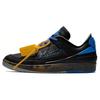 OFF-WHITE X Air Jordan 2 Retro Low Черный и Королевский синий Jordan DJ4375-004