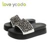 Женские летние модные тапочки с блестками, удобные пляжные тапочки для девочек-студентов, большие размеры 33-43