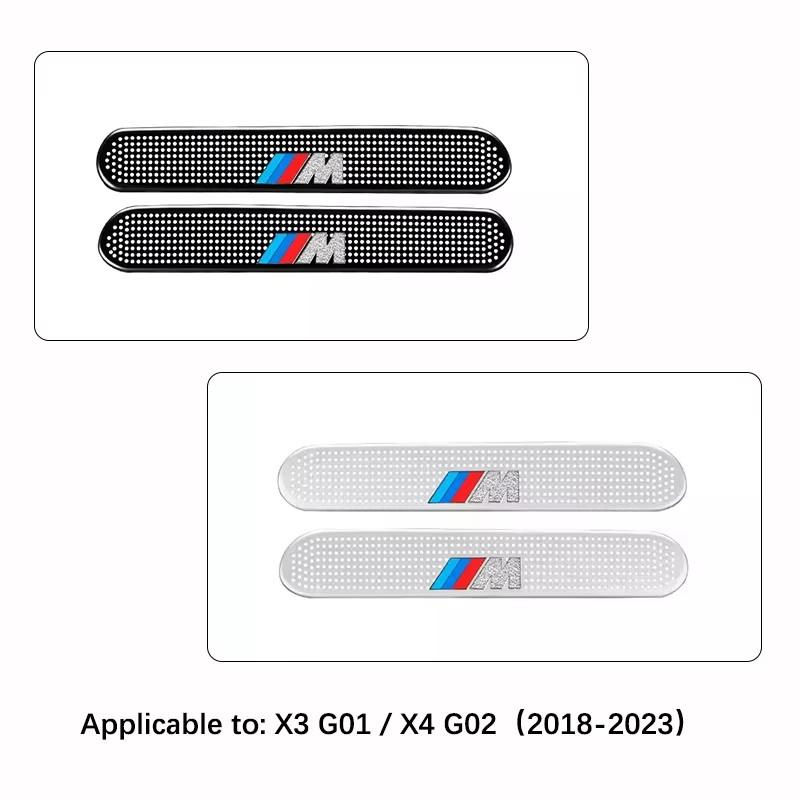 2Pcs Car Air Outlet Protective Cover Dust Proof Metal Net For BMW 3 4 5 6 7 Series F30 G20 G22 G23 G26 F10 G30 GT G32 X1 X2 X3 L222