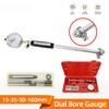 Dial Bore Gauge Inner Diameter Gauge Measuring Rod Micrometer Gauge Measuring Tool Hole Bore Dial Indicator Set 15-35-50-160mm