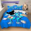 Six Seven Pixel Fun Print 3Pcs Bedding Setduvet Cover With 2 Bedropillowcase Home Birthday Gift