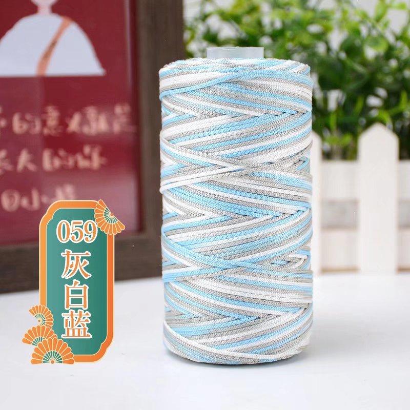 Mercerized Ice Hemp Thread 100G Shaft Medium And Thin Hollow Thread Sun Hat Shoes Crochet Hand-Woven Thread Full Free Shipping