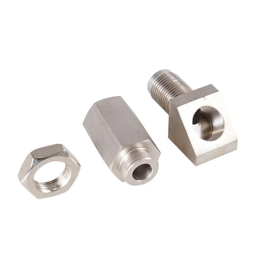 M18X1.5 45 Градусов Адаптер-проставка для датчика кислорода O2 Универсальный Удлинитель из нержавеющей стали Фильтр Cel Мини-катализатор Индикатор Check Engine