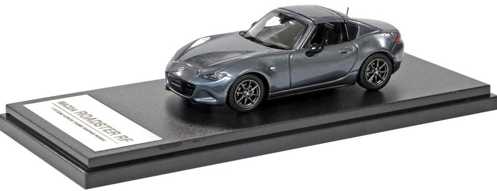 Inter Allied Hi Story Scale Mazda Roadster RF RS Polymetal Gray Metallic Готовая модель HS255PG 1/43 (2020)