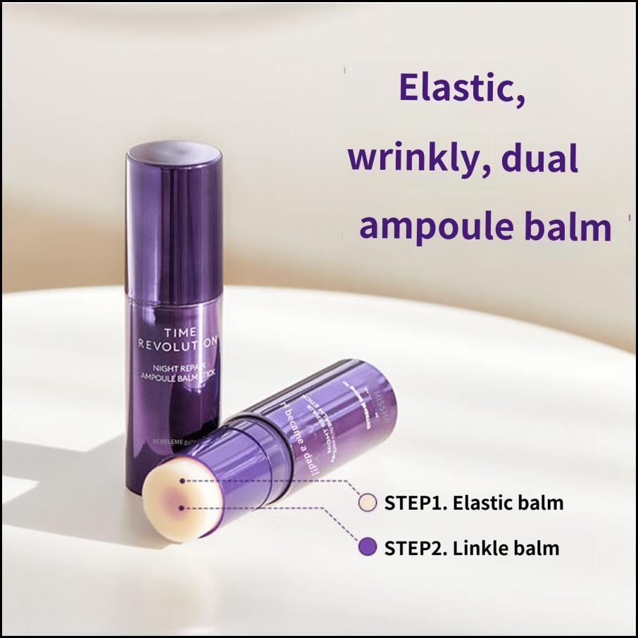 MISSHA Time Revolution Ночной восстанавливающий ампульный бальзам-стик 10 г Пробиотик Glow-On Лечение для глаз и морщин