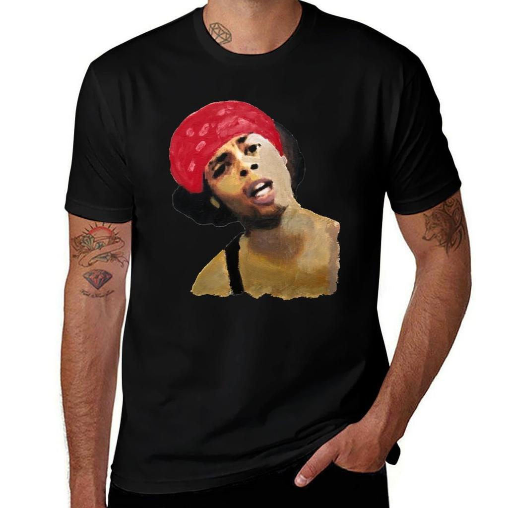 Antoine Dodson Oil Painting Print Tshirt Plus Size All Match Tee Shirt