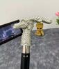 Dragon Silver Head Handle Walking Stick Victorian Style Nautical Designer Gift