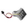 F26C High Accuracy double  Display Timer Small  LED Hour Meter with Flame Retardant Casing Simple to Operate for Industrial Use
