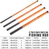 SOUGAYILANG Дорожная портативная телескопическая удочка 2,7-5,4 м, литейная удочка из углеродного волокна, спиннинговая удочка