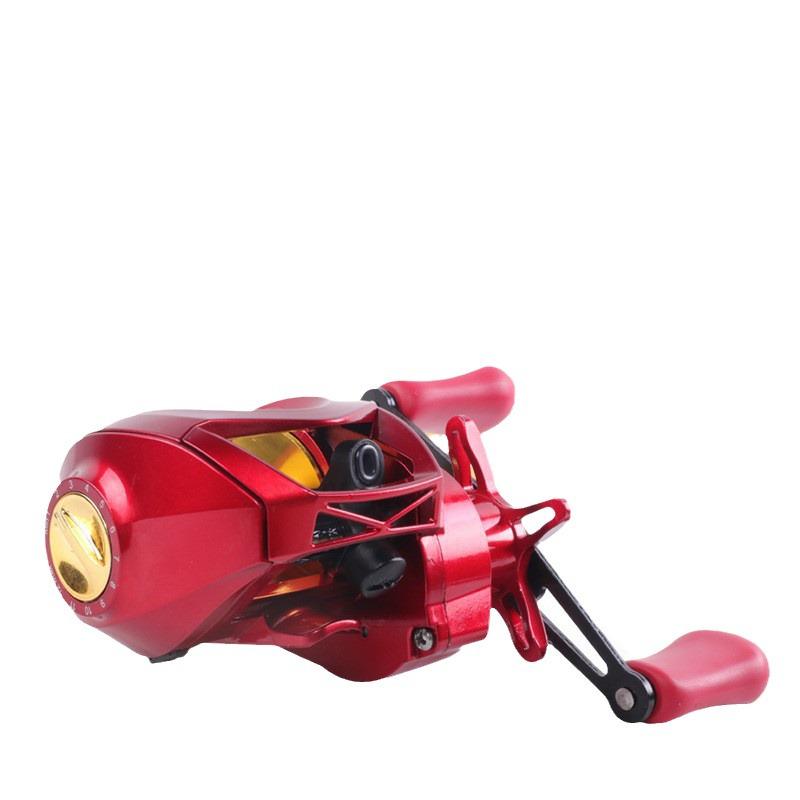 Черная металлическая взрывозащищенная катушка-капля для рыбалки для дальнего заброса