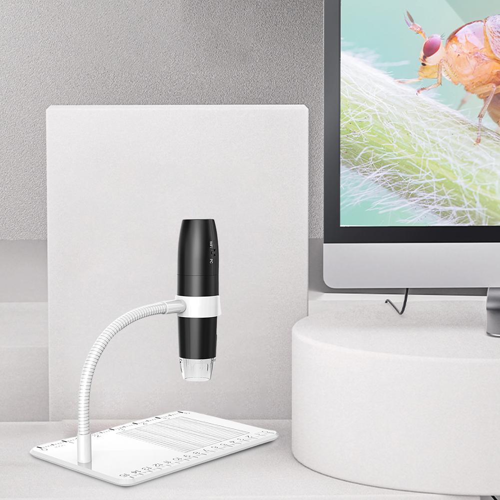 1000-кратный WiFi USB Цифровой Микроскоп Электронный Микроскоп 2MP 1080P 4,3-дюймовый Экран Биологический Микроскоп Пайка Монетный Микроскоп