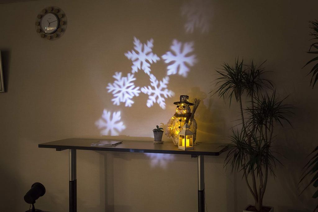 Takasho Low-Voltage Garden Motion Projector Snowflake LGL-PR01