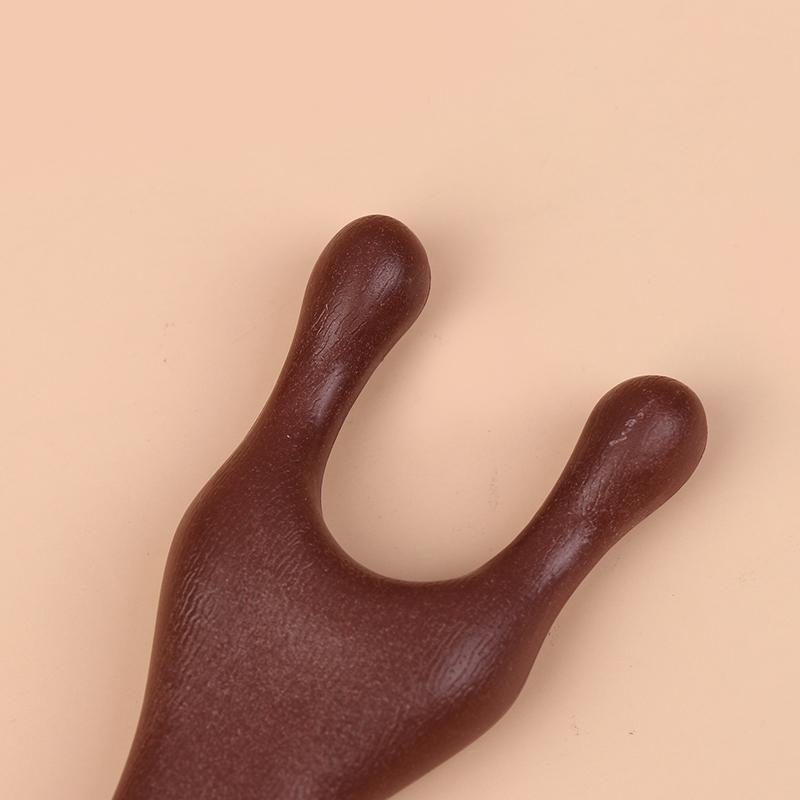 1 шт., деревянная расческа для массажа меридианов тела с широкими зубцами, расческа для лица, глаз, плеч, шеи, акупунктурная терапия, кровообращение, инструмент гуаша