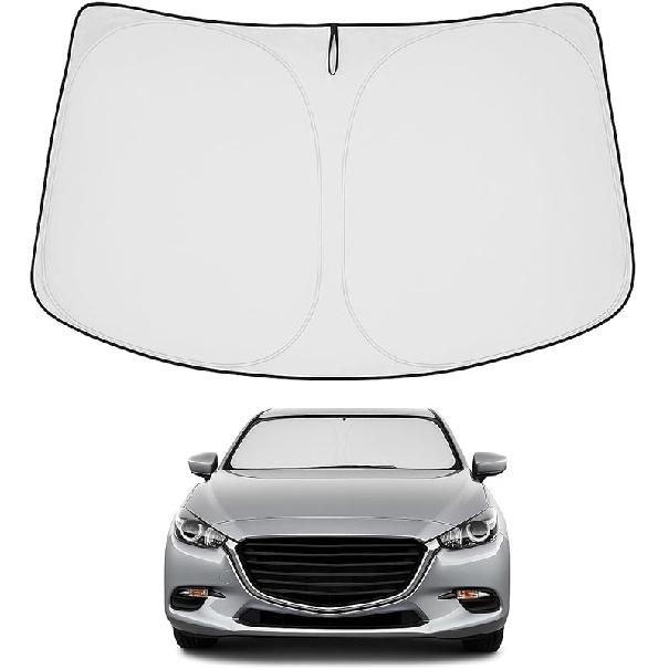 Складная солнцезащитная шторка на лобовое стекло Proadsy 2025 для RAV4, подходит для кроссовера RAV-4 SUV Crossover, TRD Off-Road, LE XLE Premium Limited.