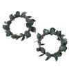 3pcs Rustic Artificial Plant Napkin Rings Simulation Napkin Buckles  Dinner Table