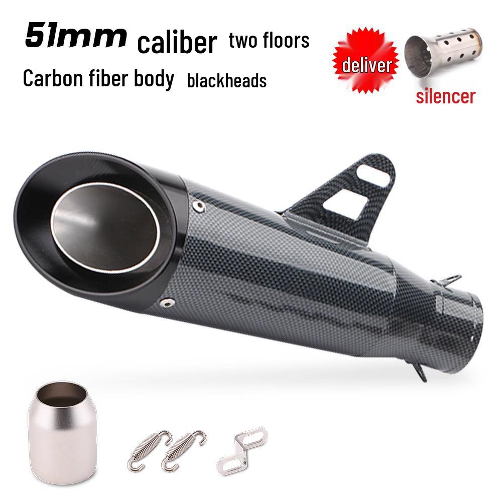 Выхлопная труба мотоцикла Ninja Z250/300/400 MT0709 R25/R3/R6 SC двух/трехслойная