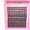 DIY Segmented Eyelash Extension Lashes Segments Fan Eyelashes Natural  3D Volume Lash Kit