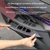 4 шт. Для BMW 5 серии i5 G60 2025-2025 ABS Углеродное волокно Панель переключателей подъема окон Крышка управления стеклоподъемником Аксессуары для интерьера