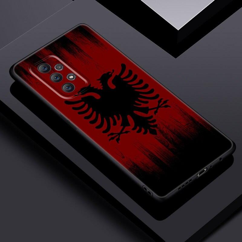 Чехол для телефона с символом флага Албании для Samsung Galaxy A21 A30 A50 A52 S A13 A22 A32 A33 A53 A73 5G A11 A12 A31 A51 A70 A71 A72